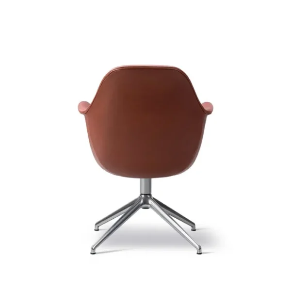 Vitra Sitzgelegenheiten-Fredericia Swoon Stuhl, drehbarer Fuß, Chrom – Omni 293
