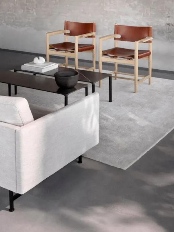 Carl Hansen & Su00f8n Sitzgelegenheiten-Fredericia The Spanish Dining Chair mit Armlehnen, cognacfarbenes Leder