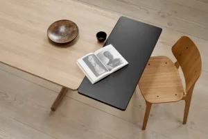Audo Copenhagen Tische-Fredericia Verlängerungsplatte für C18 Tisch, 40 cm, Schwarz