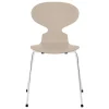 Raawii Sitzgelegenheiten-Fritz Hansen Ant Stuhl 3101, Esche hellbeige - Chrom