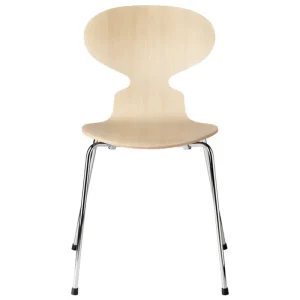 Vitra Sitzgelegenheiten-Fritz Hansen Ant Stuhl 3101, Esche klar lackiert - Chrom