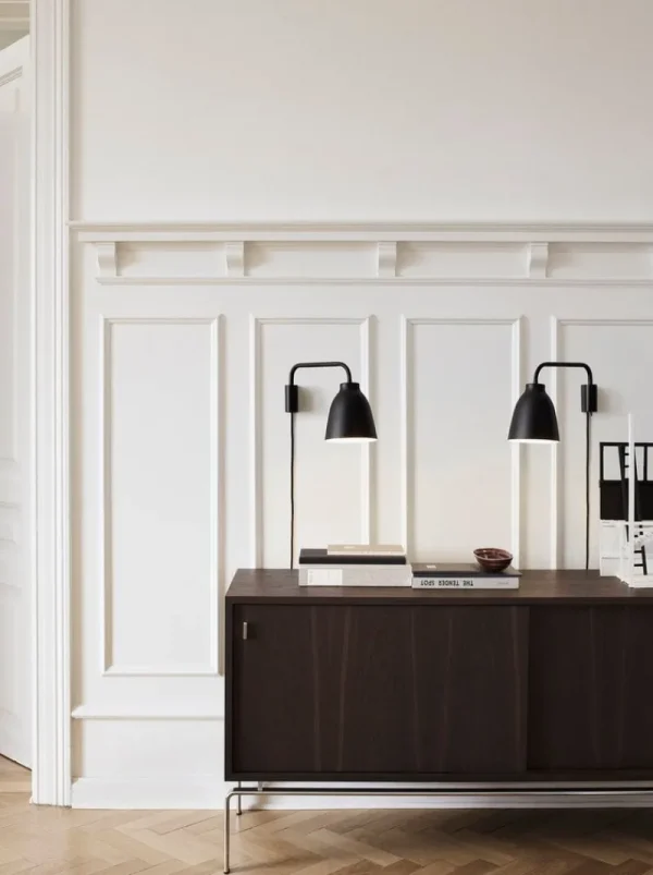 Sammode Wandleuchten-Fritz Hansen Caravaggio Read Wandleuchte, mattschwarz