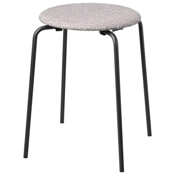 Fritz Hansen Sitzgelegenheiten-Dot Hocker, Grau - Beige - Weiß - Graphit