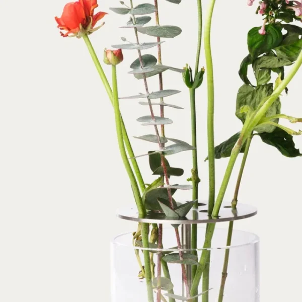 Fritz Hansen Vasen-Ikebana Vase, klein, Stahl