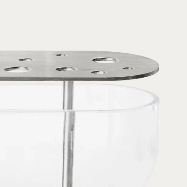 Klong Vasen-Fritz Hansen Ikebana Vase, lang, Stahl