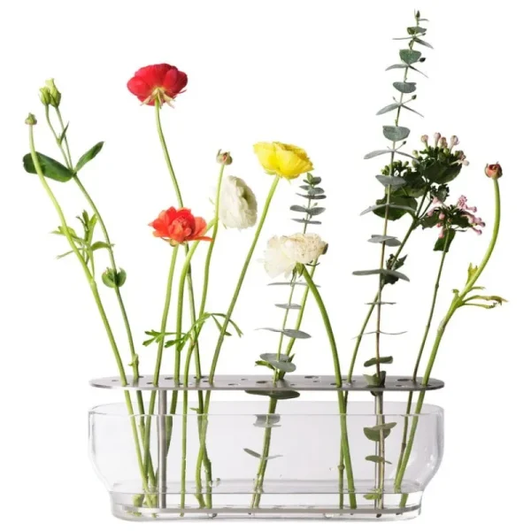 Klong Vasen-Fritz Hansen Ikebana Vase, lang, Stahl