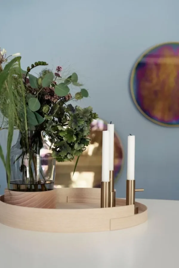 Fritz Hansen Kerzen Und Kerzenhalter-JH 1 Kerzenhalter, Messing