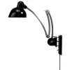 AGO Wandleuchten-Fritz Hansen Kaiser Idell 6559-W Wandleuchte, schwarz