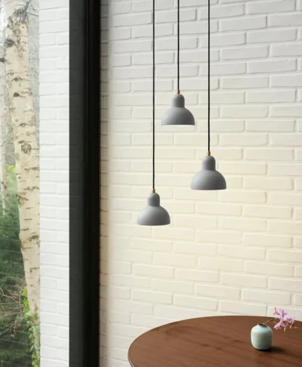 LYFA Deckenleuchten-Fritz Hansen Kaiser Idell 6722-P Pendelleuchte, Mattgrau