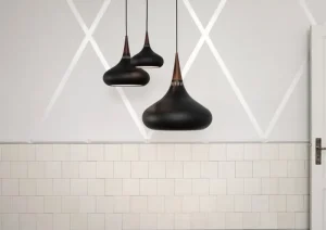 Fritz Hansen Deckenleuchten-Pendelleuchte Orient P2, schwarz