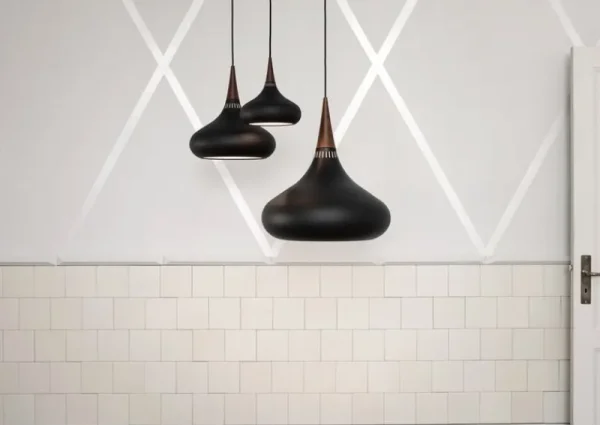 Fritz Hansen Deckenleuchten-Pendelleuchte Orient P2, schwarz