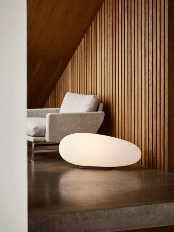 HAY Sitzgelegenheiten-Fritz Hansen PL111 Lissoni Loungesessel, matt polierter Stahl - Clay 0012