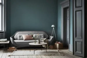&Tradition Tische-Fritz Hansen Planner MC300 Couchtisch, rund, Schwarz - Marmor Cream