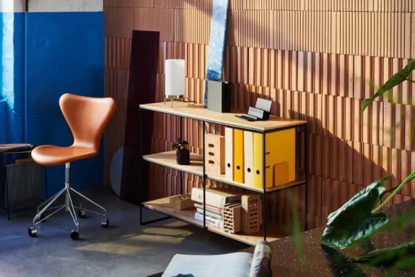 Flos Tischlampen-Fritz Hansen PM-02 Tischleuchte, Opalglas - Messing