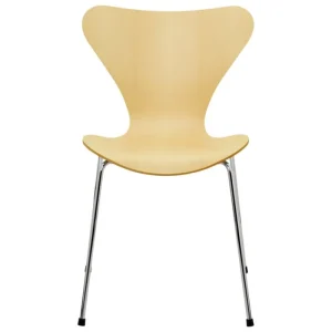 Sibast Sitzgelegenheiten-Fritz Hansen Serie 7 3107 Stuhl, Chrom - Buchenfurnier