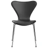 Fritz Hansen Sitzgelegenheiten-Series 7 3107 Stuhl, Chrom - schw. Esche - schw. Essential Leder