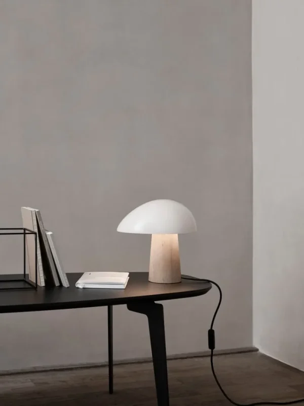 Stilnovo Tischlampen-Fritz Hansen Tischleuchte Night Owl, Smokey White – Esche