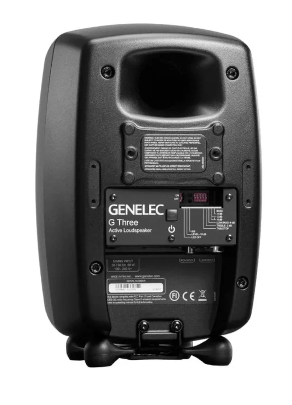 Genelec Unterhaltungselektronik^G Three (B) Aktivlautsprecher, schwarz