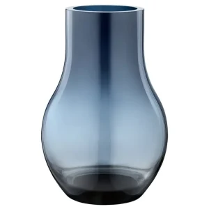 1616 / arita japan Vasen-Georg Jensen Cafu Vase, M, blaues Glas