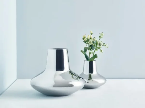 AYTM Vasen-Georg Jensen Vase HK, Stahl, groß