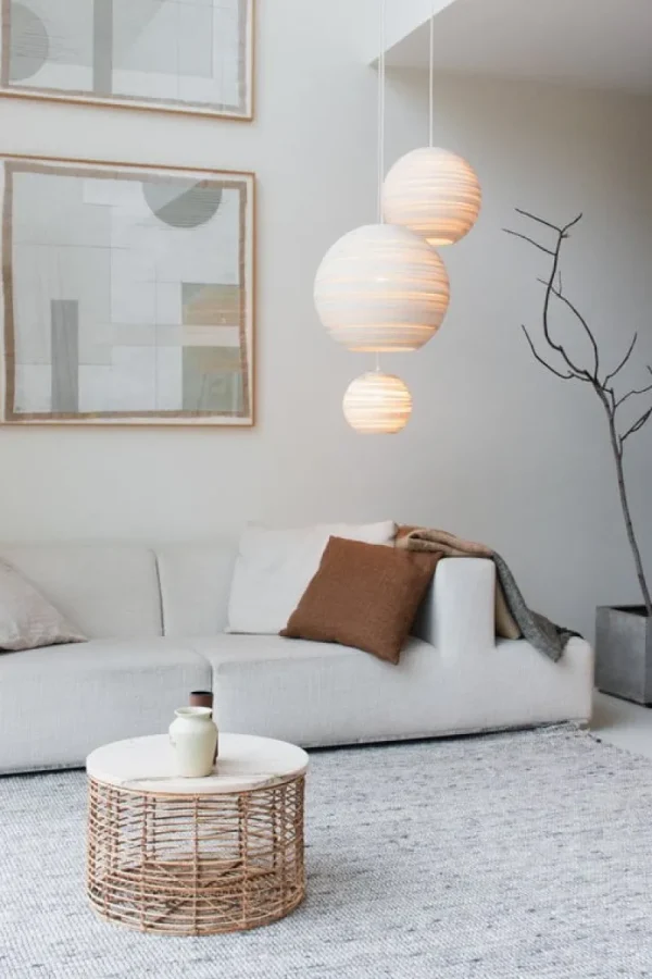 Normann Copenhagen Deckenleuchten-Graypants Moon18 Pendelleuchte, weiß
