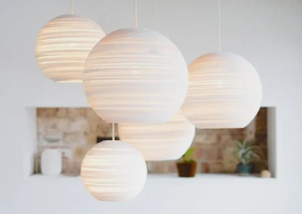 Normann Copenhagen Deckenleuchten-Graypants Moon18 Pendelleuchte, weiß