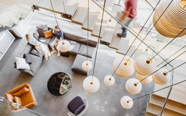 Normann Copenhagen Deckenleuchten-Graypants Moon24 Pendelleuchte, Blond