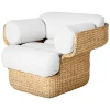 GUBI Sitzgelegenheiten-Basket Loungesessel, Rattan - Lorkey 40