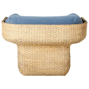 Normann Copenhagen Sitzgelegenheiten-GUBI Basket Loungesessel, Rattan - Sunday 002