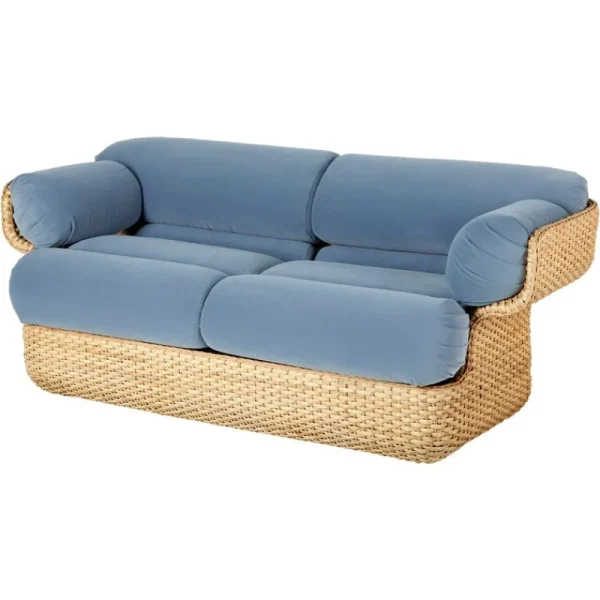 GUBI Sofas Und Liegen-Basket 2-Sitzer-Sofa, Rattan - Sunday 002