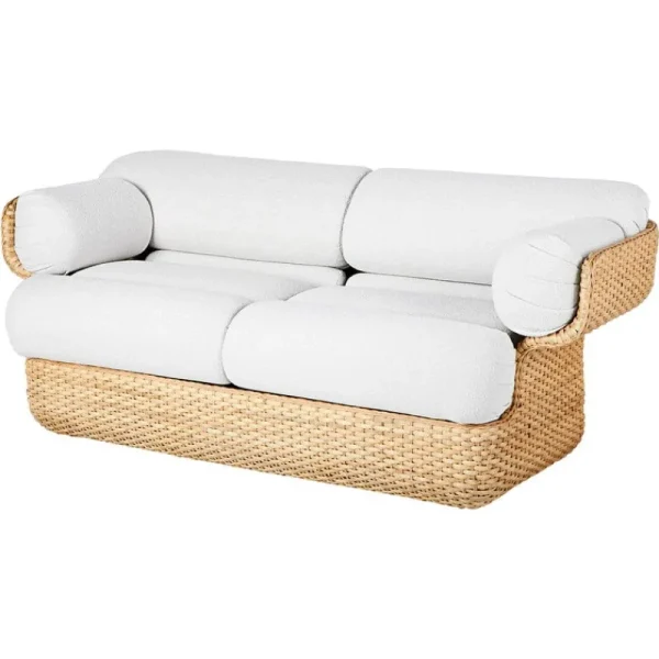 GUBI Sofas Und Liegen-Basket 2-Sitzer-Sofa, Rattan - Lorkey 40