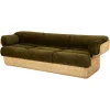 GUBI Sofas Und Liegen-Basket 3-Sitzer-Sofa, Rattan - Mumble 40