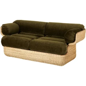 GUBI Sofas Und Liegen-Basket 2-Sitzer-Sofa, Rattan - Mumble 40