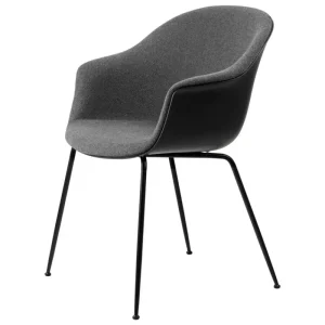 HAY Sitzgelegenheiten-GUBI Bat Stuhl, konisch, Mattschwarz - Schwarz - Hallingdal 65 173
