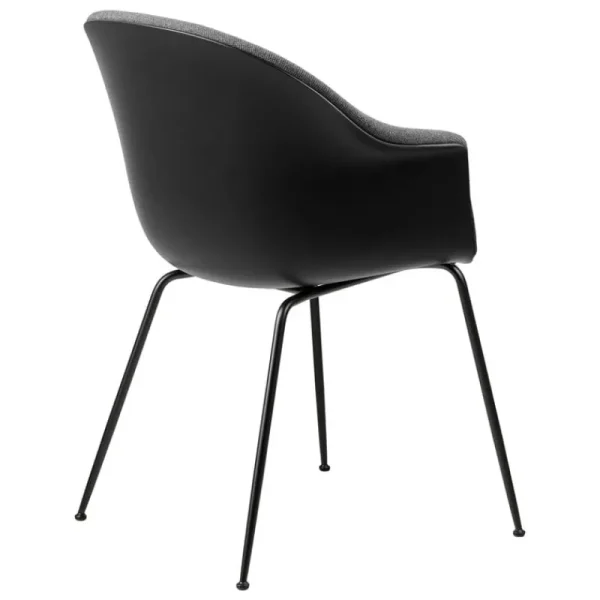 HAY Sitzgelegenheiten-GUBI Bat Stuhl, konisch, Mattschwarz - Schwarz - Hallingdal 65 173