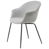 Vitra Sitzgelegenheiten-GUBI Bat Stuhl, vollumpolstert, konisch, Mattschwarz, Remix 3 123