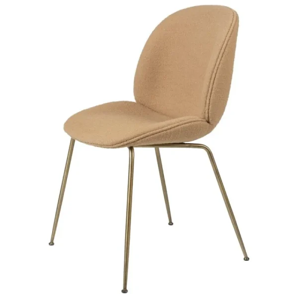Normann Copenhagen Sitzgelegenheiten-GUBI Beetle Stuhl, Antikmessing - Aurin Backhausen MD215A20