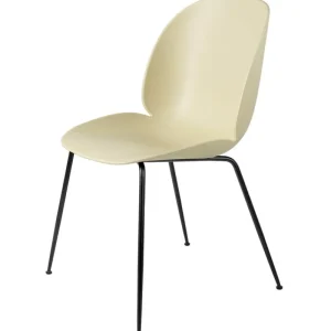 Artek Sitzgelegenheiten-GUBI Beetle Stuhl, Mattschwarz – Pastellgrün