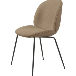 Nikari Sitzgelegenheiten-GUBI Beetle Stuhl Stahl schwarz – Light Boucle 03