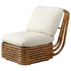 GUBI Terrassenmöbel | Sitzgelegenheiten^Bohemian 72 Loungesessel, Rattan – Diagonal Boucle 007