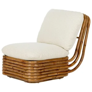 GUBI Terrassenmöbel | Sitzgelegenheiten^Bohemian 72 Loungesessel, Rattan – Chevron FR 002