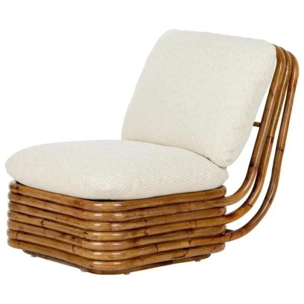 GUBI Terrassenmöbel | Sitzgelegenheiten^Bohemian 72 Loungesessel, Rattan – Chevron FR 002