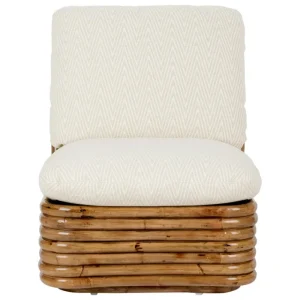 GUBI Terrassenmöbel | Sitzgelegenheiten^Bohemian 72 Loungesessel, Rattan – Chevron FR 002