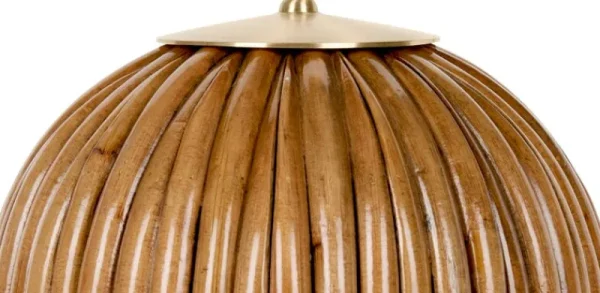 New Works Stehleuchten-GUBI Bohemian 72 Stehleuchte, Rattan