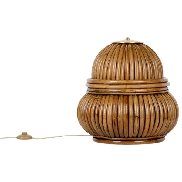 New Works Stehleuchten-GUBI Bohemian 72 Stehleuchte, Rattan