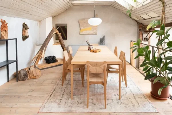 GUBI Terrassenmöbel | Sitzgelegenheiten^C-Chair Outdoor, Korbgeflecht, Teakholz