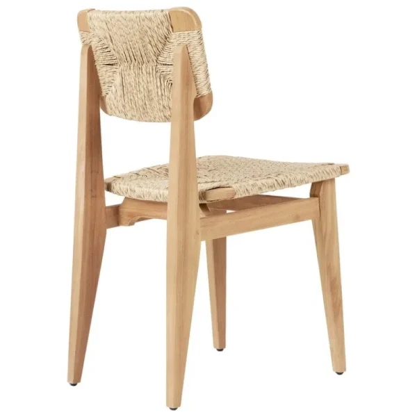 GUBI Terrassenmöbel | Sitzgelegenheiten^C-Chair Outdoor, Korbgeflecht, Teakholz