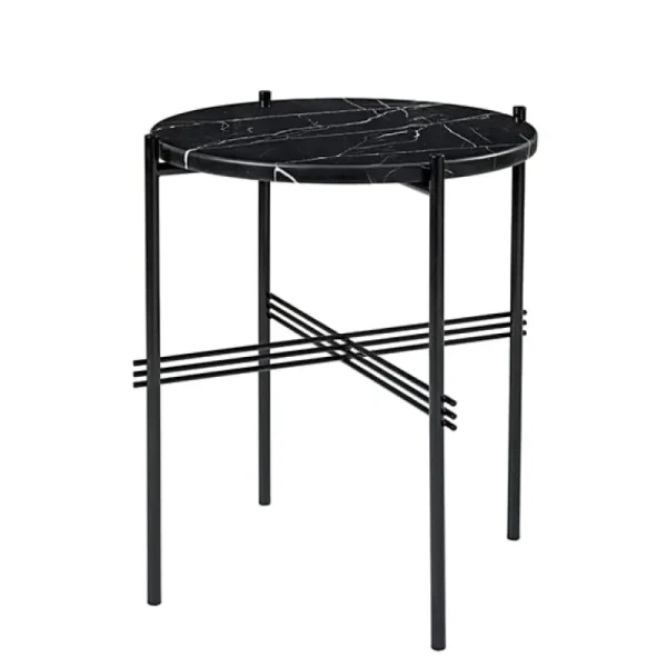 &Tradition Tische-GUBI Couchtisch TS, 40 cm, schwarz – schwarzer Marmor