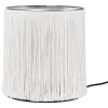 GUBI Tischlampen-Model 597 Tischleuchte, poliertes Aluminium - cremeweiße Fransen
