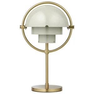 GUBI Tischlampen | Tragbare Lampen-Multi-Lite tragbare Tischleuchte, Messing - Pastellgrau